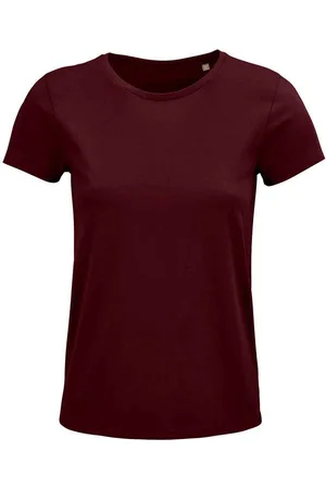 Sols "Crusader" T-Shirt für Damen (Burgunderrot)