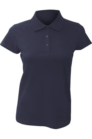 Sols Prescott - Polo 100% coton à manches courtes - Femme (Bleu )
