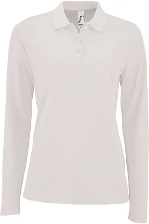 Sols Womens/Ladies Perfect Langarm-Pique-Poloshirt