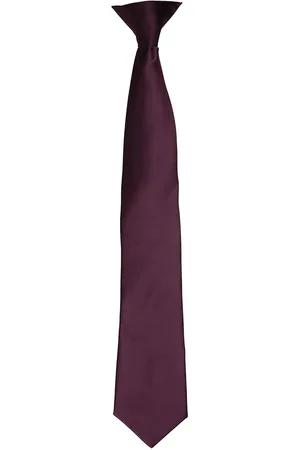Premier Krawatte für Herren/Damen Unisex (Aubergine)