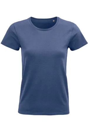 Sols "Pioneer" T-Shirt Baumwolle aus biologischem Anbau für Damen (Denim)