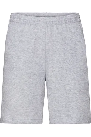 Fruit Of The Loom Herren Jogging-Shorts / Shorts, leicht (Hellgrau)