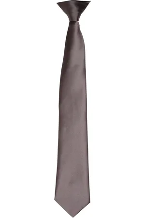 Premier Krawatte für Herren/Damen Unisex (Dunkelgrau)