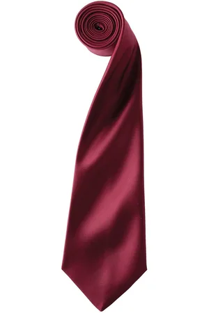 Premier "Colours" Krawatte für Herren/Damen Unisex (Burgunderrot)