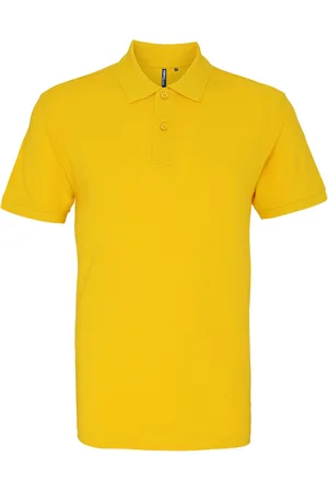 Asquith Herren-Poloshirt mit kurzen Ärmeln (Sonnenblume)