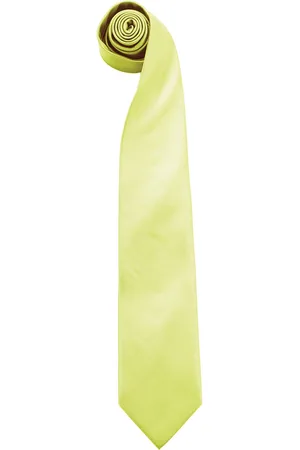 Premier "Colours Fashion" Krawatte für Herren (Limone)