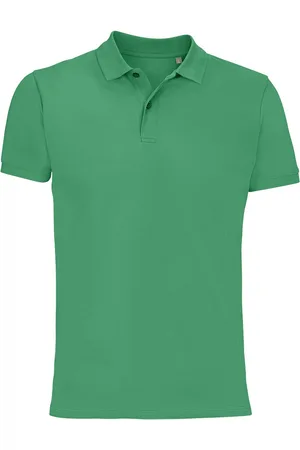 Sols "Planet" Poloshirt Baumwolle aus biologischem Anbau für Herren (Frühjahrsgrün)