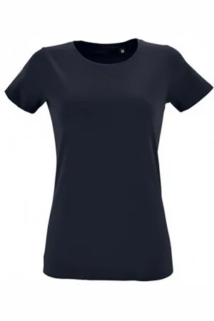 Sols Womens/Ladies Regent Fit Short Sleeve T-Shirt (French Navy)