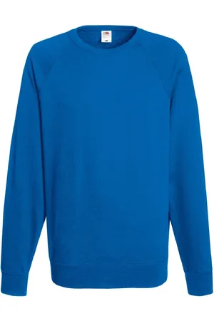 Fruit Of The Loom Herren leichtes Raglan Sweatshirt (240 GSM) (Royal)