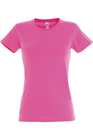 Sols Womens/Ladies Imperial Heavy Short Sleeve T-Shirt (Orchid Pink)