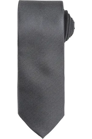 Premier Krawatte für Herren/Damen Unisex (Dunkelgrau)