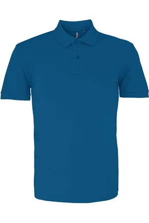 Asquith Herren-Poloshirt mit kurzen Ärmeln (Pfau)