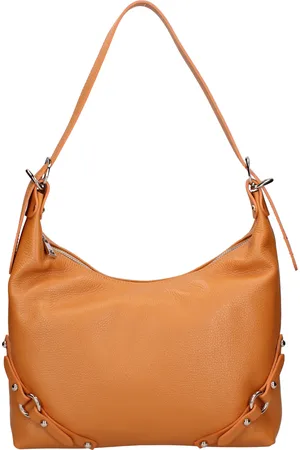 Viola Castellani Schultertasche Frauen COGNAC