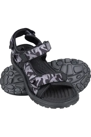 Mountain Warehouse Herren Sandalen "Crete", Tarnmuster (Dunkelgrau)