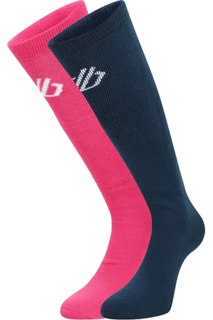 Dare 2B Socken für Herren/Damen Unisex 2er-Pack (Reines /Dunkel-Jeansblau)