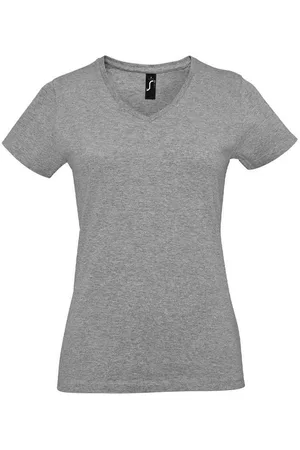 Sols "Imperial" T-Shirt V-Ausschnitt für Damen ( meliert)