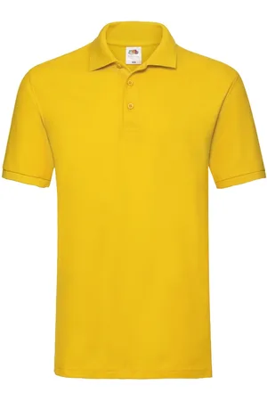 Fruit Of The Loom "Premium" Poloshirt für Herren (Sonnenblume)