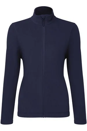 Premier Womens/Ladies Recyclight Fleece-Jacke mit durchgehendem Reißverschluss (Navy)