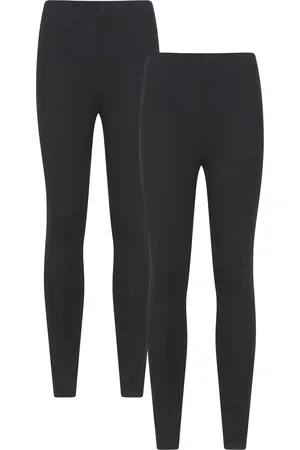 Mountain Warehouse Leggings 2er-Pack für Damen (Pechschwarz)