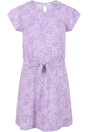 Regatta Childrens/Kids Catrinel Animal Print Freizeitkleid (Pastellflieder)