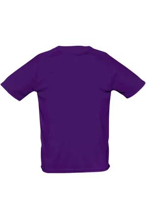 Sols Mens Sporty Short Sleeve Performance T-Shirt (dunkelviolett)