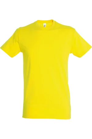 Sols Herren Regent T-Shirt mit kurzen Ärmeln (Zitrone)