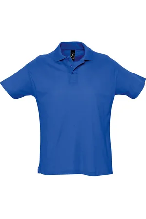 Sols Herren Sommer II Pique Kurzarm-Poloshirt (Königsblau)