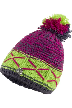 Guggen Mountain Unisex Mütze Wintermütze mit Bommel und leichtem Fleecefutter