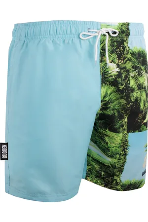 Guggen Mountain Herren Badehose mit Palmen Muster