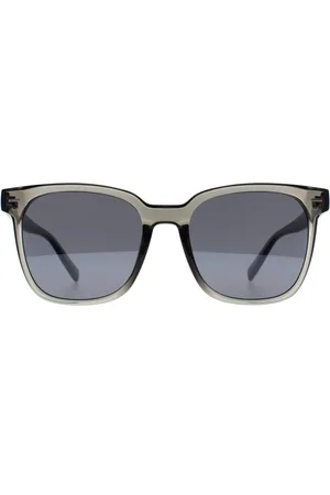 Calvin Klein Square Womens Crystal Smoke Gunmetal Mirror CK20519S