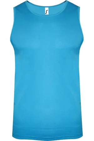 Sols Herren Sporty Performance Tank Top (Aqua)