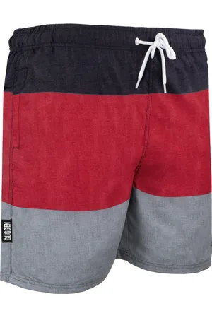 Guggen Mountain Herren Badehose mit Muster Streifen