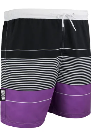 Guggen Mountain Herren Badehose mit Muster Streifen