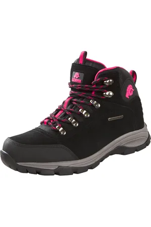 Guggen Mountain Damen Trekkingschuhe Wildleder Pink