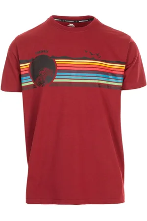 Trespass "Lakehouse" T-Shirt für Herren (Weinrot)