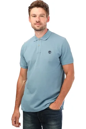 Timberland Poloshirt für Herren kurzärmlig (Hellblau)