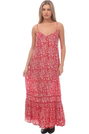 Superdry Maxikleid für Damen - Strand Trägerhemd