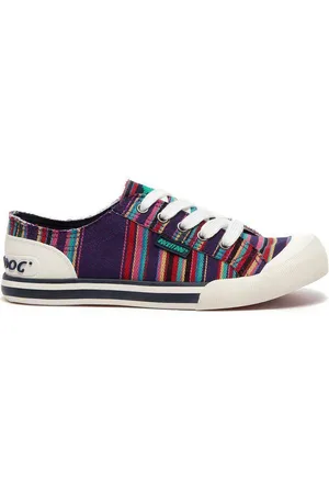 Rocket Dog Damen Jazzin Canvas Aloe Schnür-Turnschuh (Bunt)