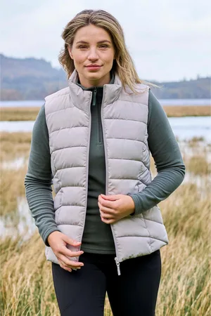 Mountain Warehouse "Opal" Weste Wattiert für Damen (Hellbeige)