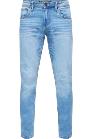 Rusty Neal Light Blue Used Jeans Hose "MELVIN" Slim Fit Cotton-Stretch