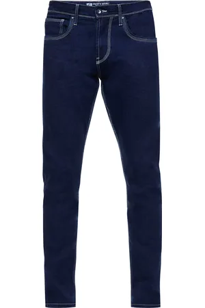Rusty Neal Dark Blue Jeans Hose "MELVIN" Slim Fit Cotton-Stretch