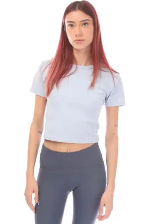 HUGO BOSS "Delanor" kurzes T-Shirt für Damen (Violett)