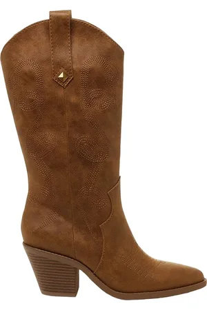 Rocket Dog Damen Westernstiefel "Feria" (Walnussbraun)