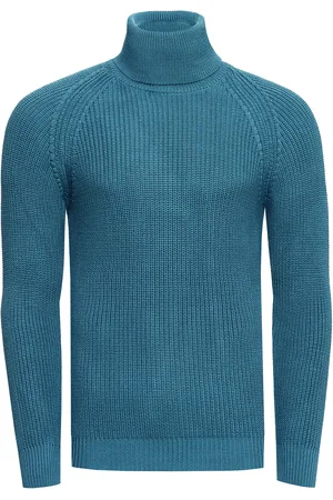 Rusty Neal Grobstrick Slim Fit Rollkragen-Pullover