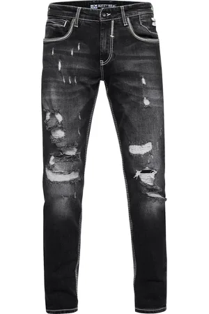 Rusty Neal Jeans Hose "MINO" Slim Fit Stretch Destroyed-Pants