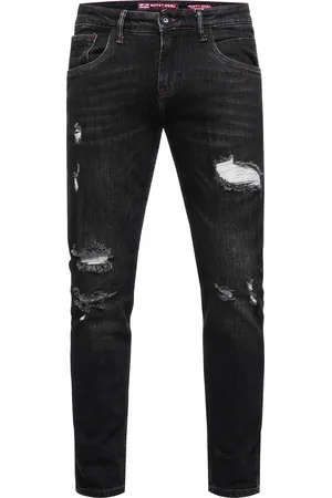 Rusty Neal Jeans Hose "TORI" Slim Fit Destroyed Denim