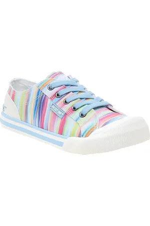 Rocket Dog Damen Sneaker "Jazzin Dens" (Regenbogen)