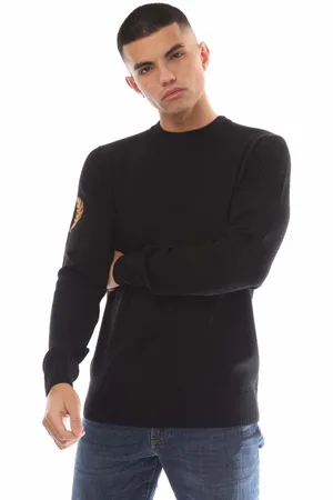 Fred Perry "Laurel Wreath" Pullover Rundhalsausschnitt für Herren