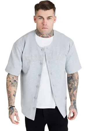 SikSilk Trikot für Herren - Baseball ( meliert)