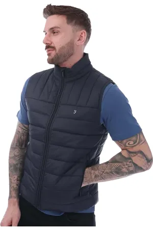 Farah "Arsenal" Weste Wattiert für Herren (Marineblau)
